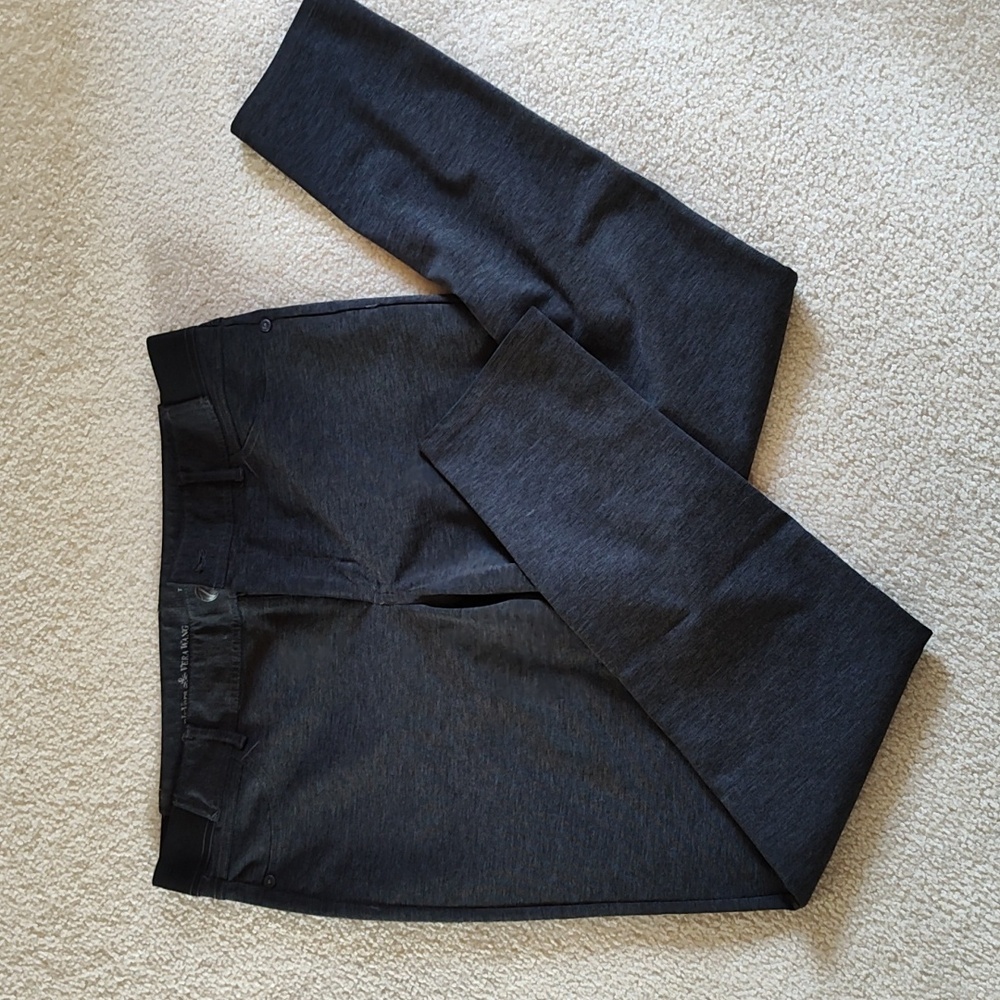 Charcoal gray stretch pants by vera wang